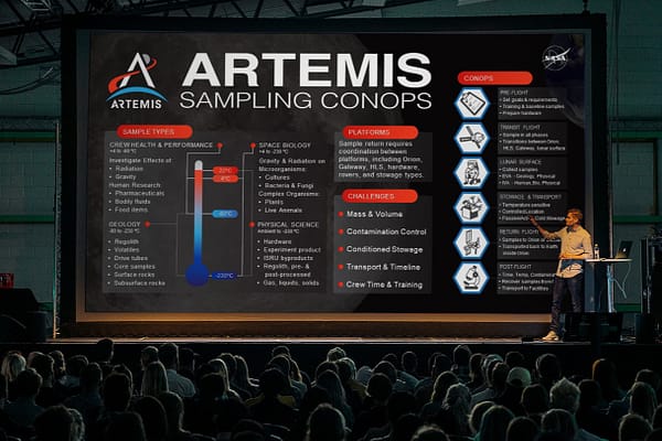 NASA Artemis presentation for sample collection and storage